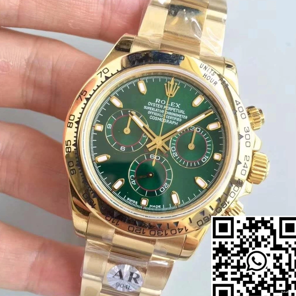 Dial Factory Daytona AR Green Cosmograph Rolex 116508 0110